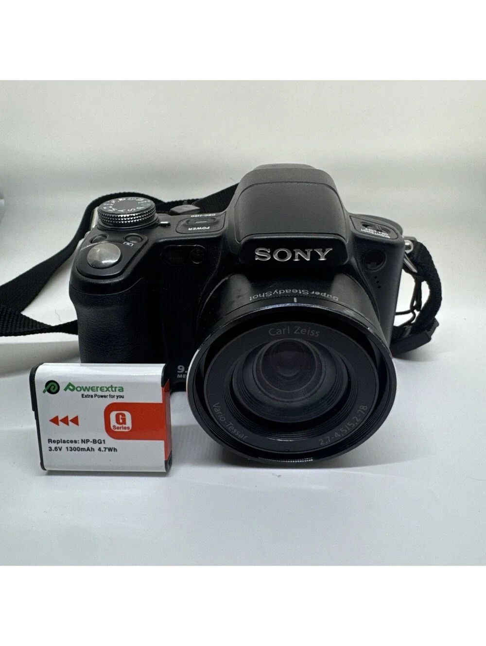 Sony Cyber-shot DSC-H50 9.1MP Digital Camera w/Battery Tested And Working